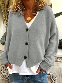 Celine - Elegant Open-Front Cardigan