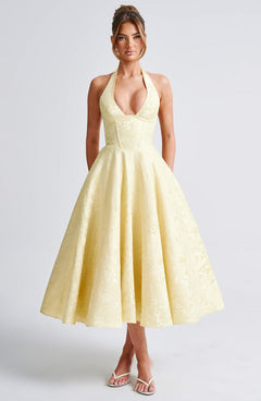 Ava - Chic V-Neck Backless Dress