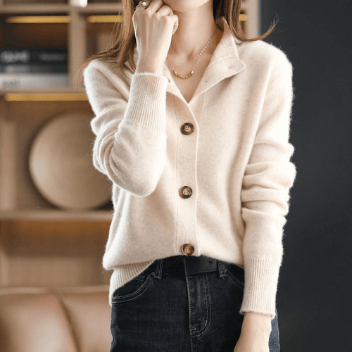 Elza - Luxurious Cashmere Knit Cardigan