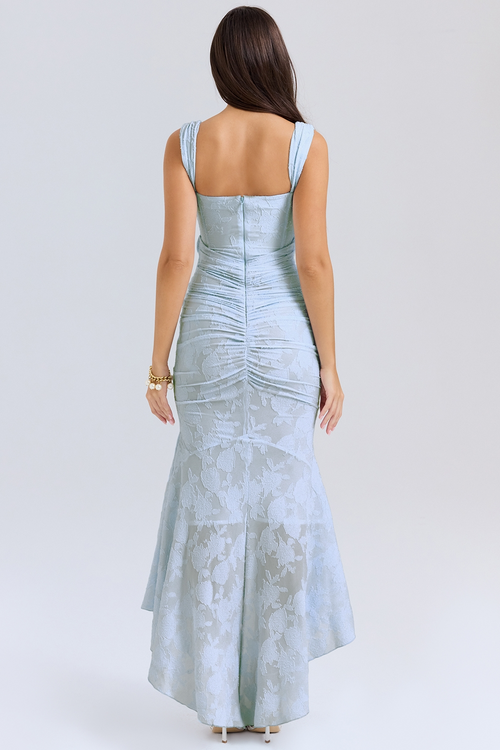 Evelyn - Elegant Slim Cut Lace Maxi Dress