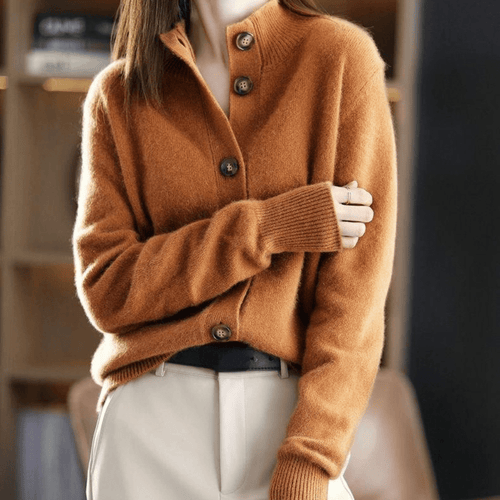 Elza - Luxurious Cashmere Knit Cardigan