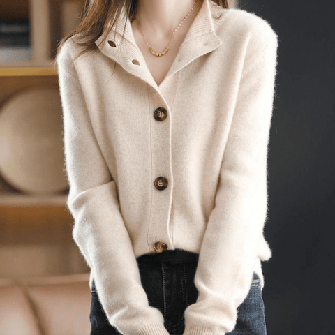 Elza - Luxurious Cashmere Knit Cardigan