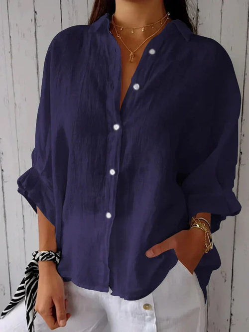 Viently™ - Casual Button-Up Top