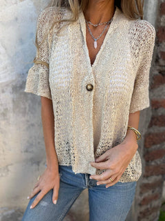 Ella™ - Elegant Textured Top