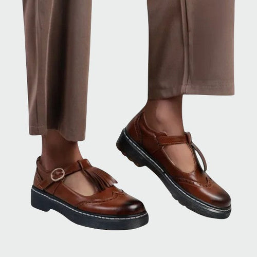 Stella – Elegant Leather Mary Janes