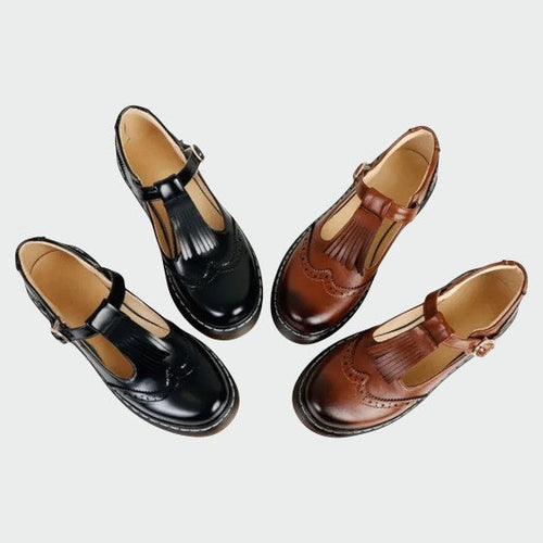 Stella – Elegant Leather Mary Janes
