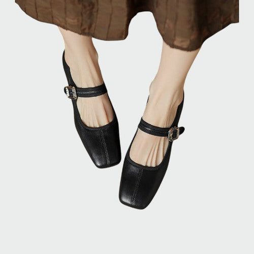 Ruby – Block-Heel Buckle Mary Janes