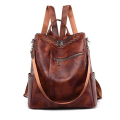 Nataly - Elegant Vintage Multi-Use Backpack for Women