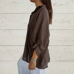 Viently™ - Casual Button-Up Top